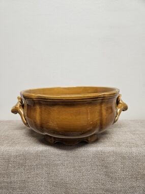 Lunèville Faience De France Serving Dish - Louis XV Honey Glaze